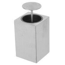 Conteneur Cure-Dents Inox Presse Élégant Pour Cuisine Argenté