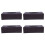 4X Portable Leather Rectangular Tissue Cover Box Holders Case Pumping Paper Hotel Home Car Gift Brown 2