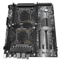Kit de Placa Base X99 de Doble Zócalo LGA2011-3 con Dos Puertos Ethernet y Compatible con Memoria RAM 8XDDR3. Placa Base X99 DDR3.