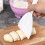 Cake Knife Plastic Scraper Butter Dough Cutter DIY Baking Kitchen Tool Soft Scraper Chocolate Shovel Triangle 5