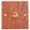 5X 86 Type Solid Wood Panel  Wall Light Retro Brass Toggle  Wood Grain Electrical  Socket 1- 5