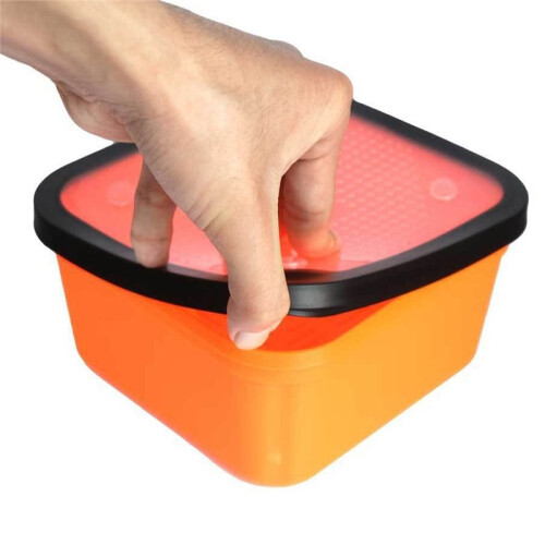 2-in-1 Angelköderbox mit Pelletsieb und Innenrahmen zum Karpfenangeln 1