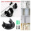 4PCS Closet Rod Brackets Support Flange Holders with Screws U Shaped Wardrobe Bracket Pole Socket End Caps for 32mm Rods 8