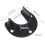4PCS Closet Rod Brackets Support Flange Holders with Screws U Shaped Wardrobe Bracket Pole Socket End Caps for 32mm Rods 9