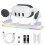 Wireless Charging Dock for Meta Quest 3/Meta 3 VR Multi-Function Magnetic Suction RGB Light Wireless Charging Adapter C 2