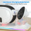 Wireless Charging Dock for Meta Quest 3/Meta 3 VR Multi-Function Magnetic Suction RGB Light Wireless Charging Adapter C 5