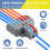 10 Pcs Terminal Connection Clamp Set, Wire Connector, Quick Compact Cable Connector NC-623 Grey 4