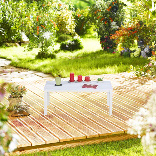 Rechteckiger Gartentisch 2