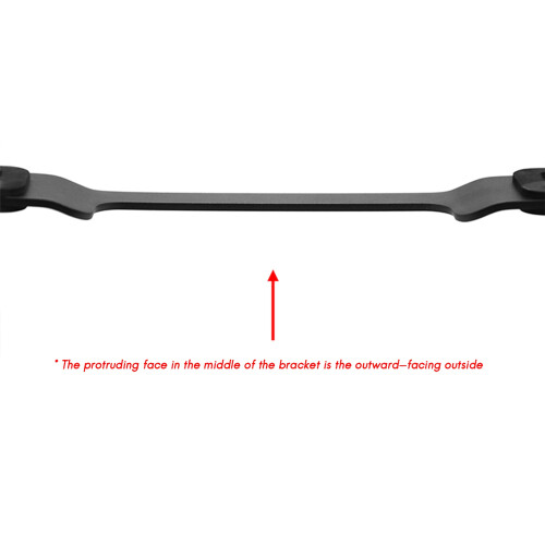 Wall Mount Bracket Aluminum Alloy Bracket for  Arc Sound Bar Black 2