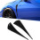 6x Side  Vents for   10Th Gen 2016-2020 Front Pair Gloss Black ABS  Vent Covers 5