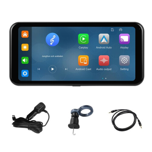 Reprodutor MP5 com Tela de 6,25 Polegadas Portátil  Rádio para Carro Sem Fio Carplay Android Car Multimídia Universal - Sem Câmera 1