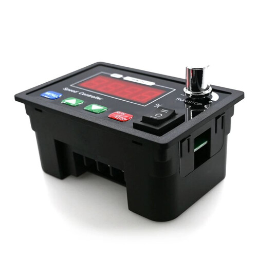 DC10-55V 40A Motor Speed Controller Digital Display Speed Adjustable PWM Forward to Reverse Rotation Tachometer 1