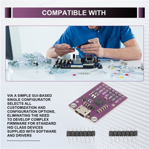 CP2112 Module CCS811 Debug Board USB to SMBus/I2C Communication Module USB to I2C Communication Module Fast 2