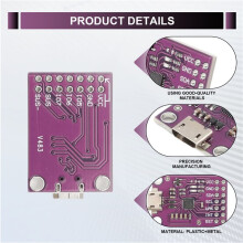 Módulo CP2112 Placa de Depuración CCS811 Módulo de Comunicación USB A SMBus/I2C Módulo de Comunicación USB A I2C Rápido