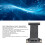 Cable riser PCIe 4.0 x1 de 40 cm, doble codo de 90 3