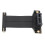 Cable riser PCIe 4.0 x1 de 40 cm, doble codo de 90 5