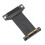 Cable riser PCIe 4.0 x1 de 40 cm, doble codo de 90 11