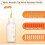 Needle Tip Glue Squeeze Bottle,30cc Glue Bottles with Blunt Needle Tip Applicator Dispenser Bottle 3
