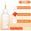 Needle Tip Glue Squeeze Bottle,30cc Glue Bottles with Blunt Needle Tip Applicator Dispenser Bottle 5