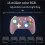 Retro Games Controller Wired/Wireless  RGB Hall Effect Joystick for  Gamepad for PC Android IOS Steam B 2
