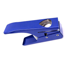 Guitar Pick Cutter with Steel Blades for Customs Plectrums-Blue