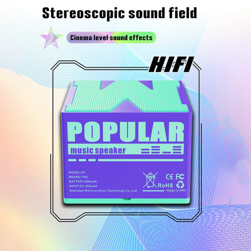 Speaker Small Portable  Speaker for Outdoor Indoor Suitable for Mobile Phones,Tablets,Laptops & 1