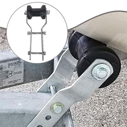 5-Inch Adjustable Keel Roller with Steel Panel Bracket for Trailers 1