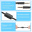 Replacement Headset Cable, 2.0M Inline Mute Cable Cord for Astro A10/A40 Gaming Headsets  Ps4 Controller Headphone 5