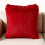 Faux Furs Decorative Pillow Case No Filling Solid-silver gray 7