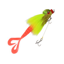 Realistic Mouse Shaped Fishing Lures With Double-Yellow green