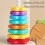 Rotating Colorful Stacking Tower for Toddlers-Sixth floor 2