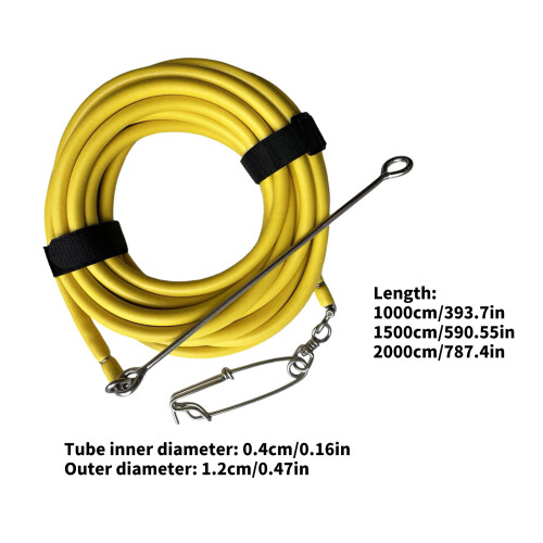 10m/15m/20m Spearfishing Float Line 4mm Internal Diameter-20M 2