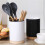 2X Spoon Fork Knife Chopstick Drain Box Tableware Storage Holder Three Compartments Shelf Kitchen Utensil Caddy B 4
