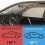For  Land  Prado Car Window Windshield Sunshade Front UV Protect Reflector Sun Visor Accessories ,8PCS 4
