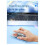 Mute Wireless  Mouse 3-Mode Transparent Mouse 2.4G+BT for Laptop/Tablet 8