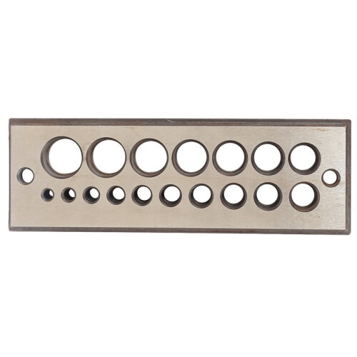 Dowel Maker Tool Premium Doweling ToolEnglish 17 Holes Dowel Plate for Making Slim Dowels Peg Plugs 1