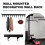 Lat Pull Down Bar Storage Rack ,Gym Storage Wall Organizer for Lat Pulldown Attachments Cable Attachment 3