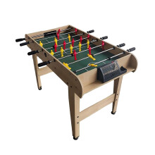 Mesa de futbolín con asas antideslizantes y contadores de puntuación