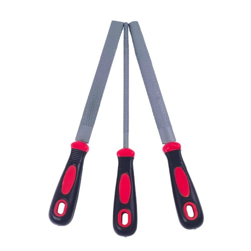 Conjunto de 3 Limas de Madeira de 12 Polegadas para Guitarra Elétrica - Limas para Aparar e Moldar Madeira - Ferramentas de Reparo 2