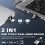 Wireless Presentation Clicker with Air Mouse, Rechargeable Remote for PowerPoint, PC, Laptop 3