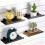 Wall-Mounted Storage Rack Panel Shelving, Metal Wall-Mounted Slat Shelf for Home 4