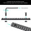32 Pack M 4 T-Nut Metric Camming Screw Replacement Sets Compatible with Standard Rail Systems, with Thread Screws 4