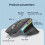 Wireless Mouse  5.0 Mouse 2.4G Wireless Portable Optical Mouse Ergonomic Right Hand Computer Mice Black 5