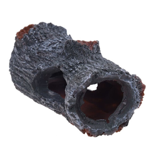 3X Aquarium Decoration Cave Artificial Wood Tree Trunk Root Spawning Ground Cave 2