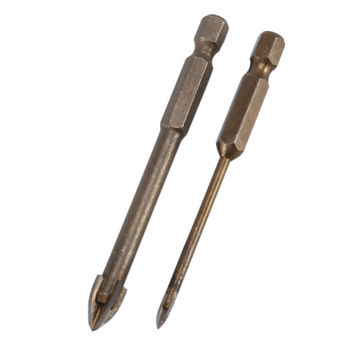 10 Pcs Efficient Universal Drilling Tool, Multifunctional Triple-Cornered  Alloy Drill Bit Set (3/4/5/6/8mm) 2