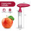 Pear Corer Stainless Steel Pears Core Remover Tool Fruit Cutter Seeder Slicer Kitchen Vegetable Tools 6