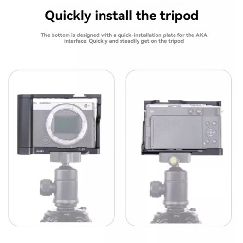 JLwin S9 Rabbit Cage + Top Handle + Side Handle for   S9 Vlog Tripod Mount for Mirrorless Cameras 2