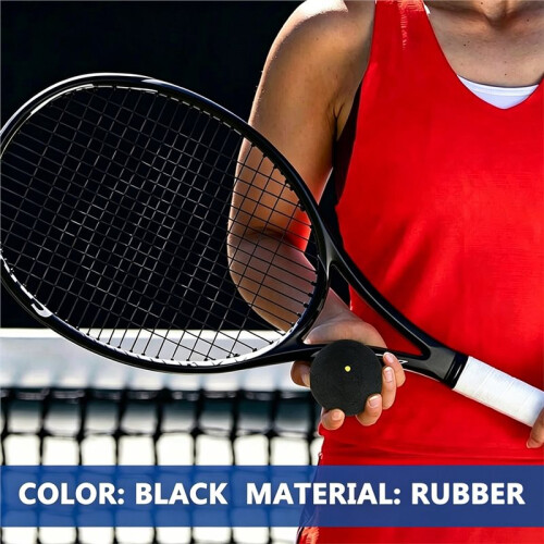 3PCS Squash Balls- Single Dot Squash ,Durable & Bounce Good for Beginner,Intermediate,Junior,Competition Training 2