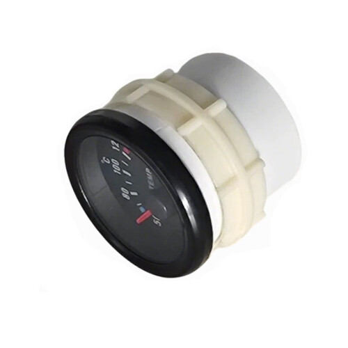 Universal Car 2" 52mm Pointer Oil Temp Temperautre Gauge Meter Celsius White LED Light Indicator Display Electrical 1