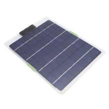 10-Watt-Solarpanel 25 18,5 cm, 2 Typ-C Schnellladeanschlüsse